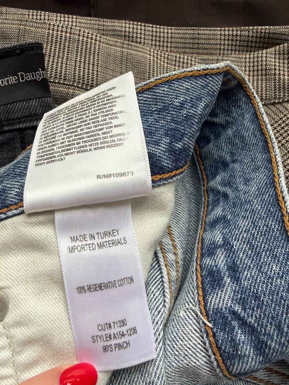 AGOLDE 90's Pinch Waist Jeans Size 30 - Picture 8 of 11